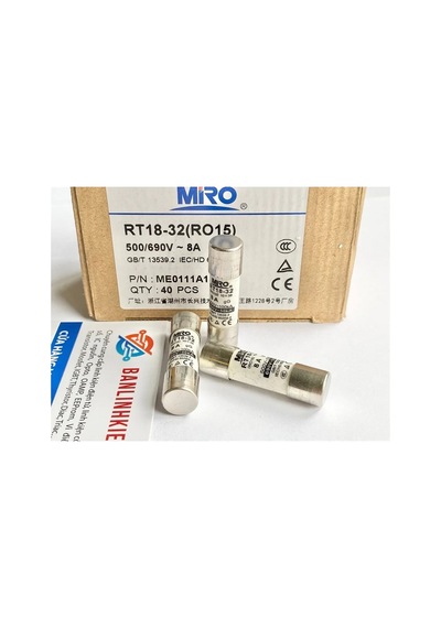Ro15 500v 8a 10x38 Porselen Sigorta - 10'li Paket