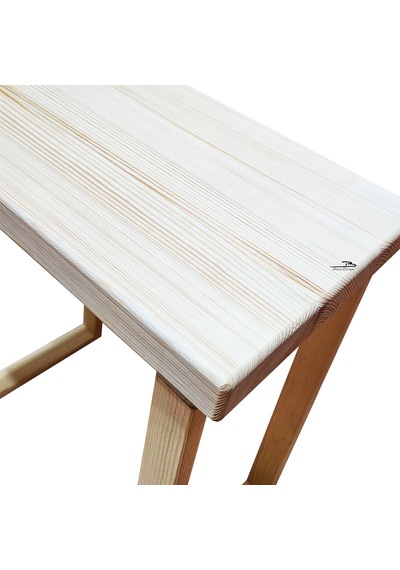 Basictable40 Doğal Ahşap Tekli Sehpa Çay Sehpası 40x26cm