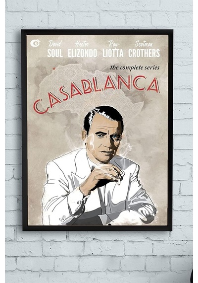 Casablanca-kazablanka Film Afişi Çerçeveli Tablo 4 40x50cm