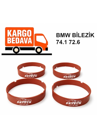 74.1-72.6 Bmw Çelik Jant Merkezleme Bilezik Finik Plastik