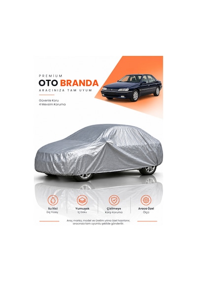 Peugeot 605 1989-1999 Sedan Uyumlu Araba Brandası Oto Branda Araba Örtüsü Araç Çadırı