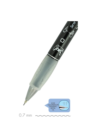 Deep Versatil Kalem Sketch Serisi 0.7mm Mat Siyah