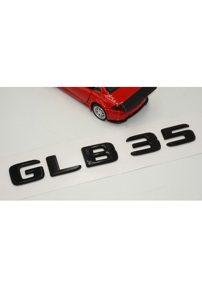 GLB 35 Bagaj Parlak Siyah ABS 3M 3D Yazı Logo