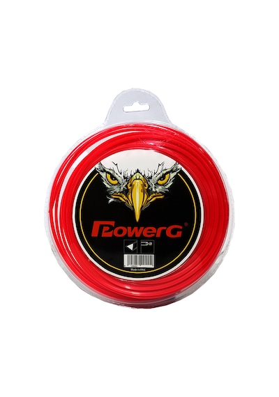 Powerg Misina Kırmızı 3 Köşe 3.0mm 66m