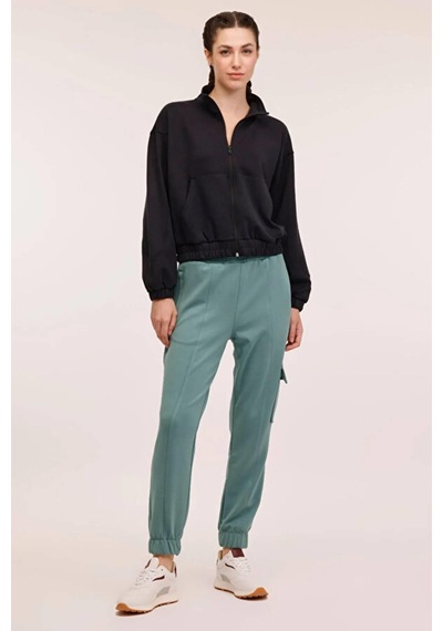 Lumberjack Kadın Sweat A101811954 4w Wl Tessa 18ms411 4pr-24117 Siyah