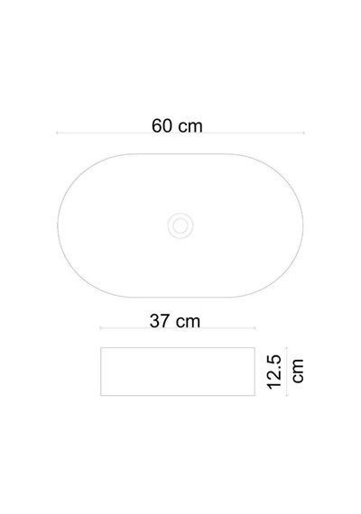 Tezgahüstü Lavabo Mat Beyaz Mermer E-w1202m8 Beyaz