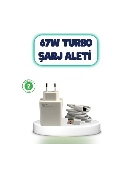 Buğz 67 Watt Hızlı Şarj Aleti Poco F2 F3 F4 Uyumlu