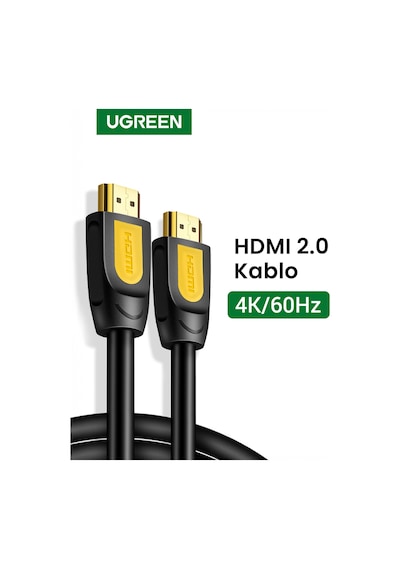 Ugreen 4k Hdmı Kablo, 3 Metre, Siyah, 10130
