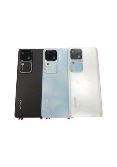 Vivo V30 Siyah Arka Kapak Batarya Kapağı Pil Kapağı Siyah
