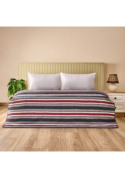 Soft Marea Çift Kişilik Battaniye - Renkli - 180x220 Cm Çok Renkli
