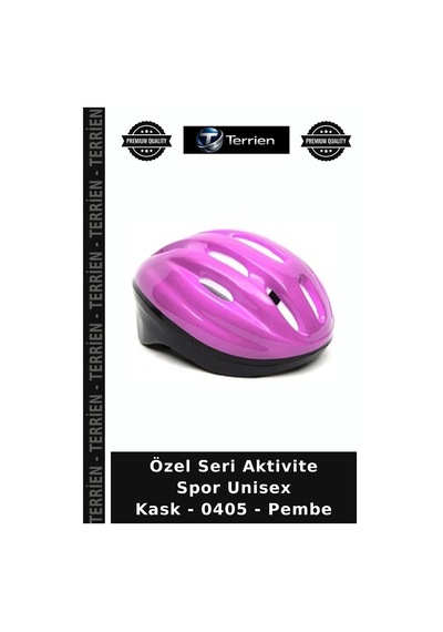 Özel Seri Aktivite Spor Unisex Kask - 0405 - Pembe