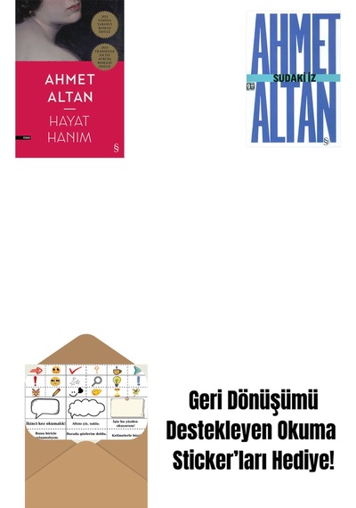 Hayat Hanım + Sudaki İz Cep Boy + Okuma Sticker'ları