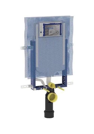 Geberit Sigma 110.792.00.1 Kombifix Gömme Rezervuar. 8cm Beyaz - Mavi