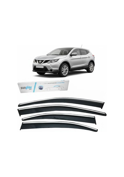 Sunplex Nissan Qashqai 2015-2021 Krom Cam Rüzgarlığı 4 Parça