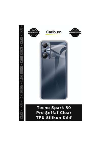 Tecno Spark 30 Pro Şeffaf Clear Tpu Silikon Kılıf Mobil Aksesuar Telefon Koruyucu Cep Aksesuarı çok renkli