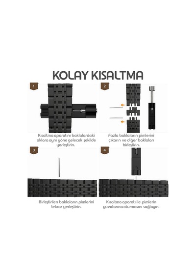 Rongep Huawei İle Uyumlu Prestige Model 22mm Çelik Kordon Gt5/gt5 Pro/gt4/gt3/gt3 Pro/gt2/gt2 Pro 46 Sku: Smg8690010100962