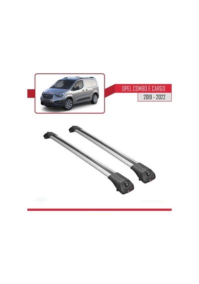 Opel Combo E Panelvan 2019-2022 Arası İle Uyumlu Ace-1 Ara Atkı Tavan Barı Gri