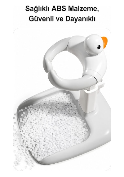 Ayarlanabilir Bebek Banyo Destek Standı Kaymaz Tabanlı Ergonomik Ördek Tasarımlı Bebek Banyo Istasyonu Diğer