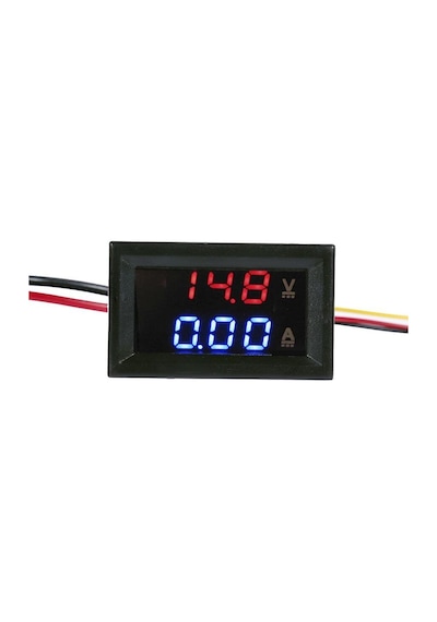 Dijital Voltmetre Ampermetre Dc 100v 10a