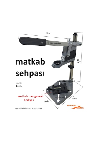 MATKAP SEHPASI HOBİ MATKAB MENGENE DELİK DELME SEHPA