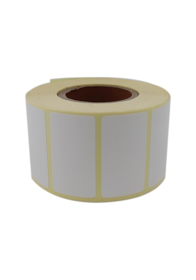 Eko Termal Etiket 45mm X 25mm Ruloda 1000 Adet 40mm Kuka Çapında Direk Termal Transfer Etiketi 1