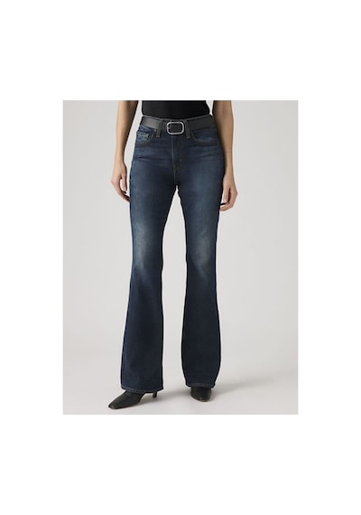 Levi's 726 High Rise Flare Kadın Jean Pantolon-16583 Dark İndigo - Worn İn