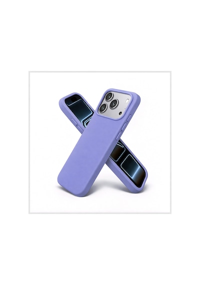 Apple Uyumlu iPhone 17 Pro Max Kılıf Renkli Lansman İçi Kadife Yumuşak Kamera Yükseltili Silikon Açık Mavi