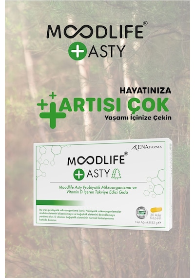Moodlife Asty İçin Probiyotik Destek 30 Kapsül