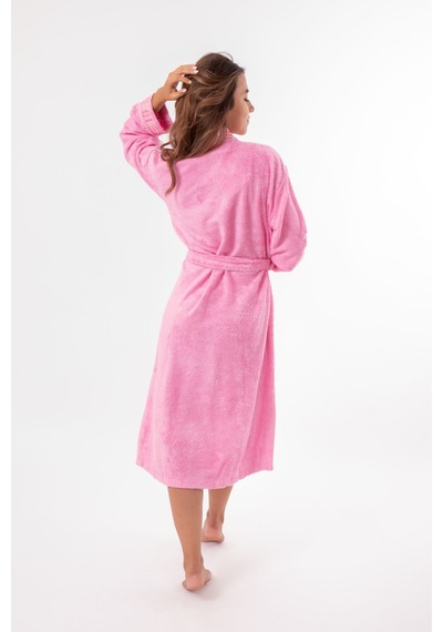 Bambu Kimono Kadın Bornoz Pembe