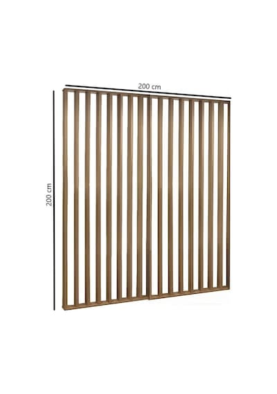 200cm X 200cm Ahşap Çıtalı Paravan Oda Ayırıcı Seperatör Duvar Dekor 200cm X 200cm