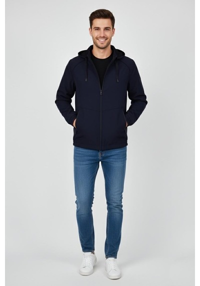 Dynamo Erkek Kapüşonlu Mevsimlik Spor Mont 8077 Bgl-st04919 Lacivert