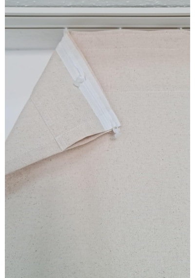 Cotton Maison Potlu Tül Perde Retro 120x200, 120 X 200, 4464, Krem Çok Renkli