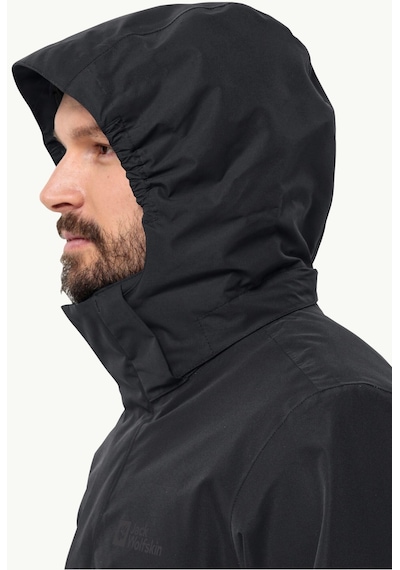 Jack Wolfskin Luntal 3ın1 Erkek Outdoor Mont-1116251blk 001