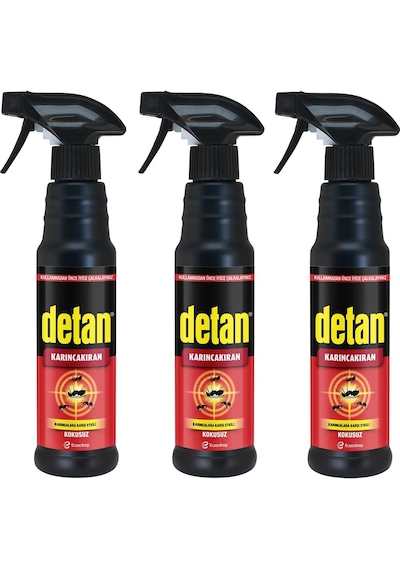 Detan Karınca Kıran İlacı Kokusuz Sprey 325 Ml X 3 Adet