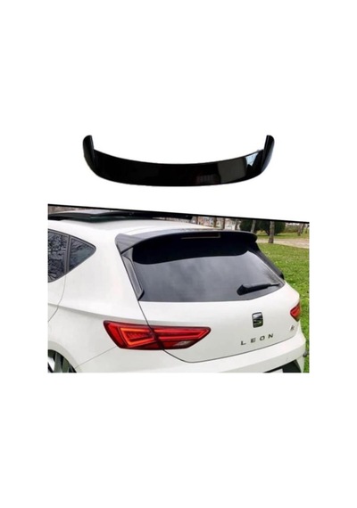 Seat Leon 2013 - 2020 Piona Black Boyalı Spoiler