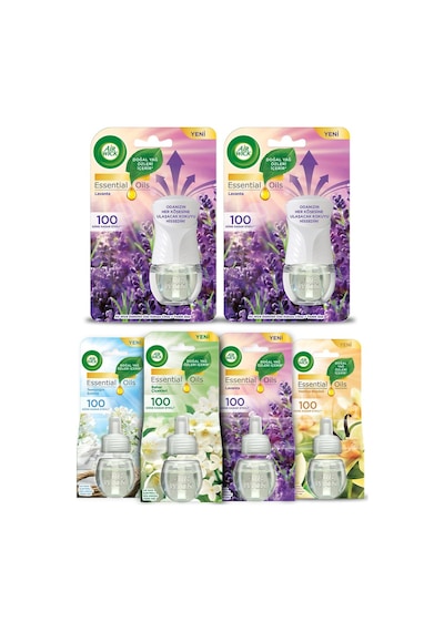 Air Wick Lavanta Elektrikli Oda Kokusu Cihaz Kit 2'li + Yedek Şişe 4'lü