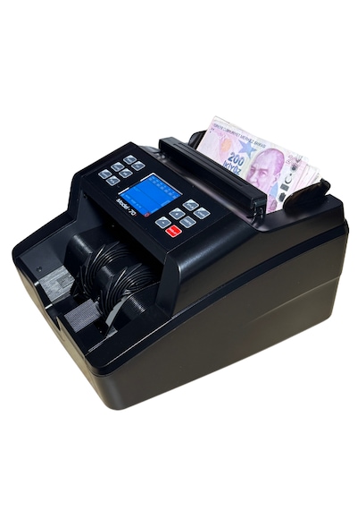 Sesli Karışık Para Sayma Makinesi Mıx 70+ Siyah Tl - Euro Karışık Sayım, Dolar Adet Sayım