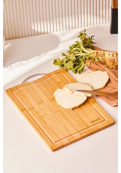 Karaca  Owen Rectangle Large Bambu Kesme Tahtası