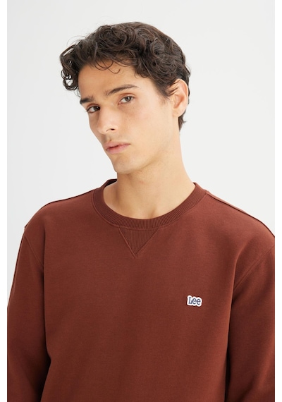 Lee Erkek Small Logo Sweatshirt Luxbrown Luxbrown