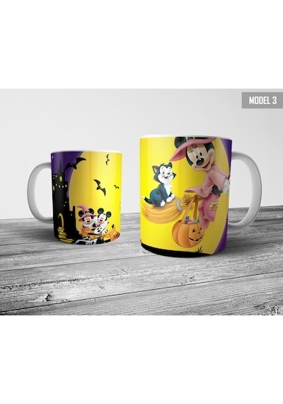Mickey And Friends Kupa Bardak Modelleri (Halloween Özel)