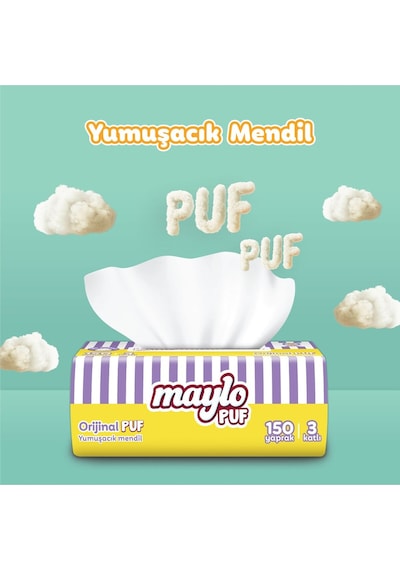 Puf Mendil 150'li Tek Paket