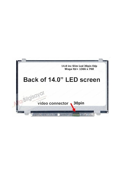 HomeTech N1401A Uyumlu Lcd Panel Led Ekran 14.0 Slim 30pin