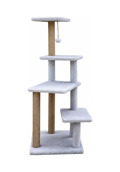 Missidea Mg02 Premium Çok Katlı Uzun Boy Kedi Tırmalama Tahtası Gri