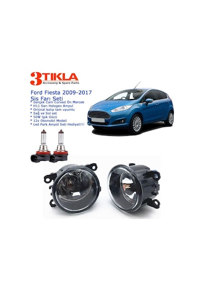 Fiesta 2014 Sis Farı Set Oem: 8200074008