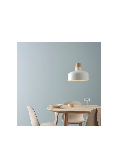 Ikea Bunkeflo Sarkıt Lamba, Beyaz-huş, 36 Cm