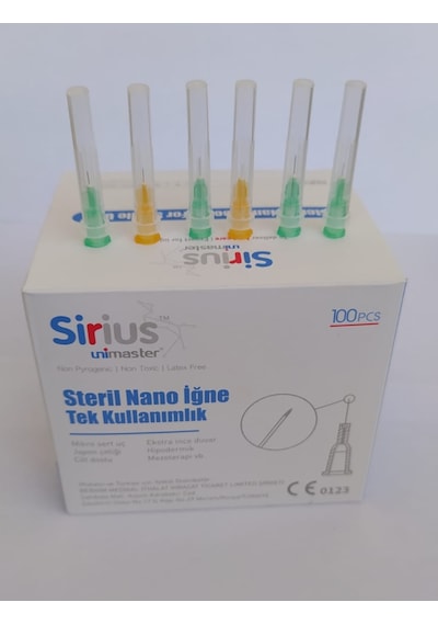 Unimaster 34 G 4 Mm Mezoterapi İğnesi 100 Adet