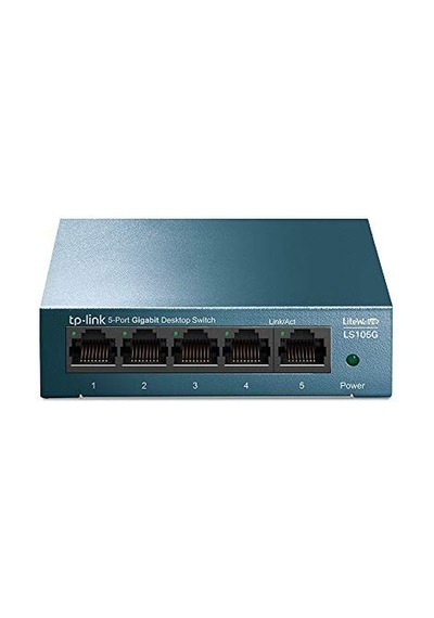 Ls105g, 5-port 10/100/1000 Mbps Gigabit Ethernet Switch, 5 Bağlantılı Harici Güç Adaptörü Sku: Zeusb07rpvqy62