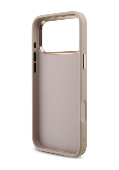 Apple Uyumlu iPhone 17 Pro Max Kılıf Lisanslı Gold Metal Kamera Çerçeveli Metal Büyük 4g Yazı Logolu Pembe Pembe Apple Uyumlu iPhone 17 Pro Max Kılıf Lisanslı Gold Metal Kamera Çerçeveli Metal Büyük 4g Yazı Logolu Pembe Pembe