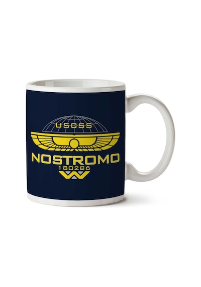 Nostromo Weyland Logo Alien İki Tarafı Baskılı Kupa Bardak Çok Renkli
