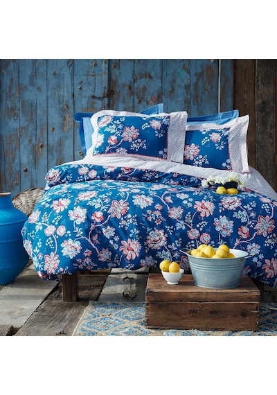 Apricitas Ophelia Indigo Nevresim Takımı Çift Kişilik İndigo